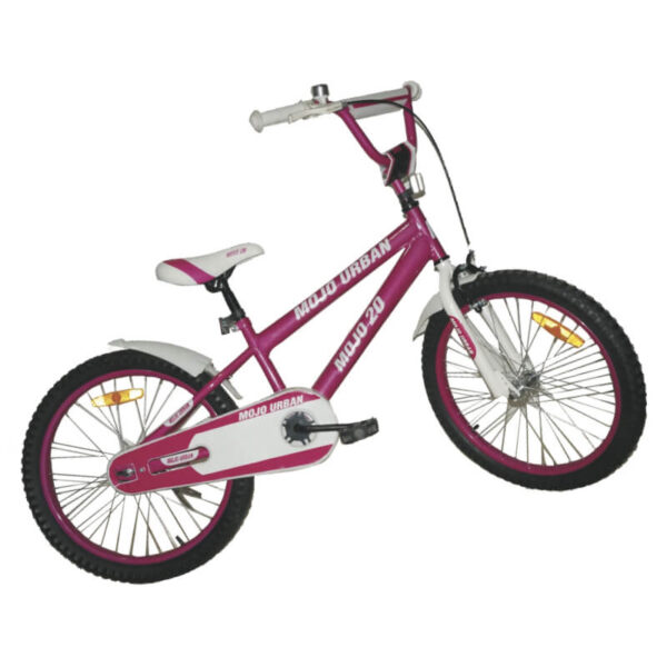 אופניי MOJO ורוד לבן אופניים איכותיים לילדים | להיט צעצועים