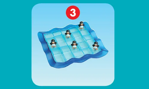 פינגווינים על הקרח פוקסמיינד Foxmind 3 | משחק חשיבה לילדים | משחקי חשיבה לילדים | להיט צעצועים