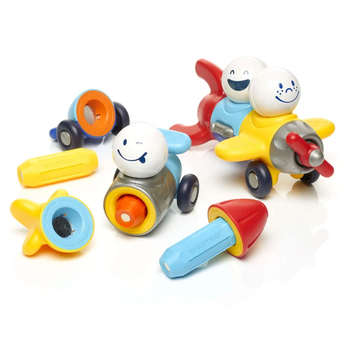 סמארטמקס כלי תחבורה ותעופה מגנטיים הראשונים שלי פוקסמיינד 1 | להיט צעצועים