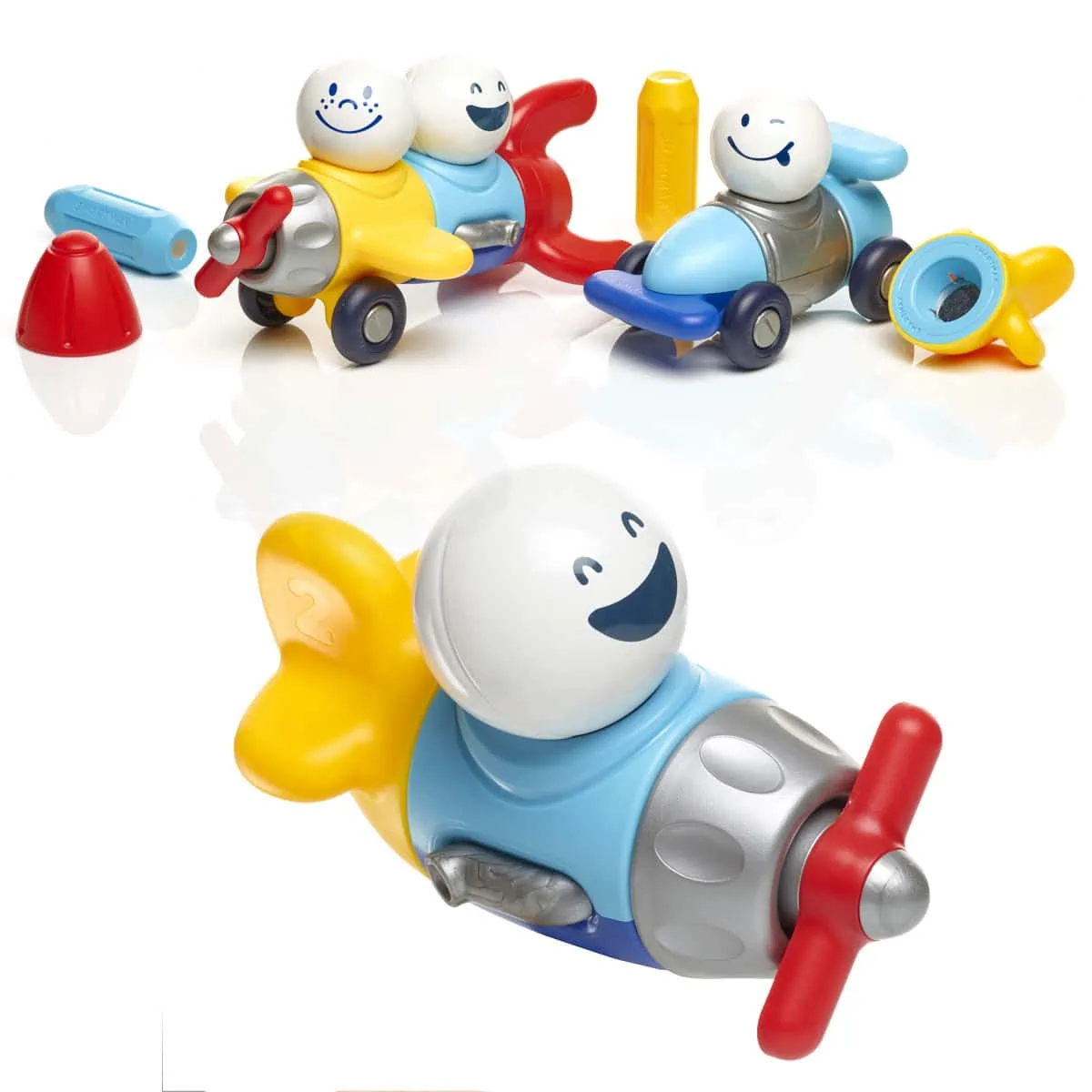 סמארטמקס כלי תחבורה ותעופה מגנטיים הראשונים שלי פוקסמיינד 4 | להיט צעצועים