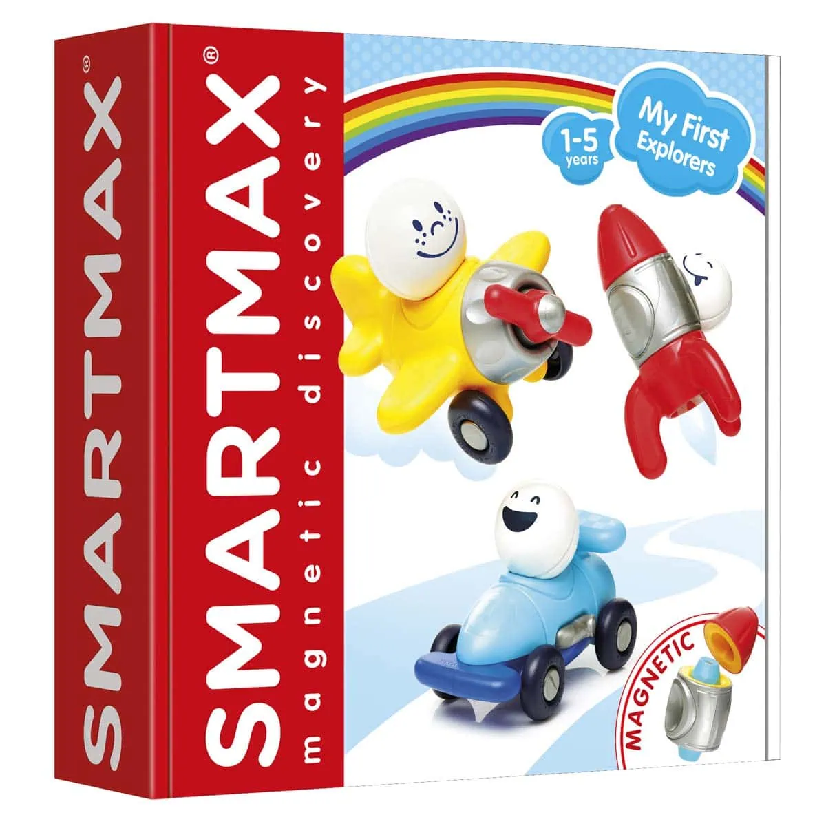 סמארטמקס כלי תחבורה ותעופה מגנטיים הראשונים שלי פוקסמיינד | להיט צעצועים