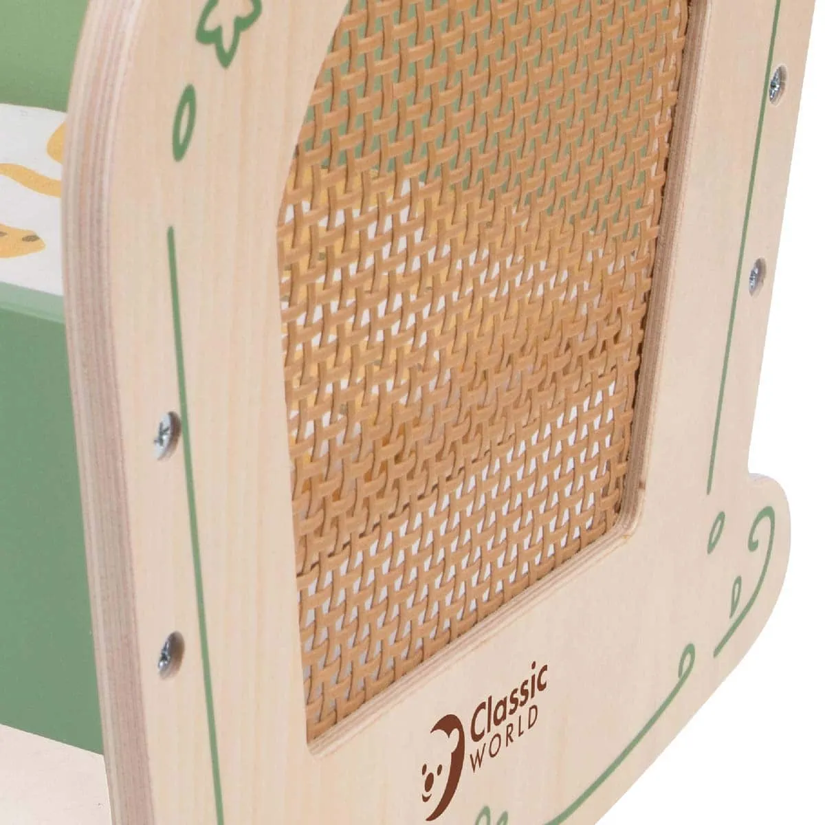 עריסת עץ וינטאג' לבובה פוקסמיינד FoxMind 1 | להיט צעצועים