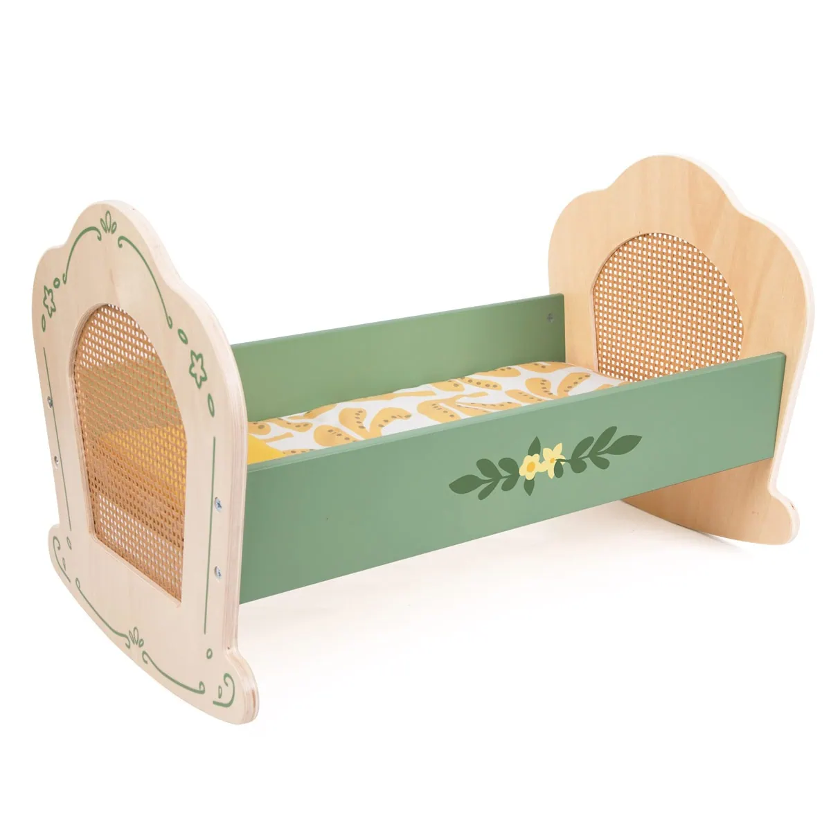 עריסת עץ וינטאג' לבובה פוקסמיינד FoxMind 5 | להיט צעצועים