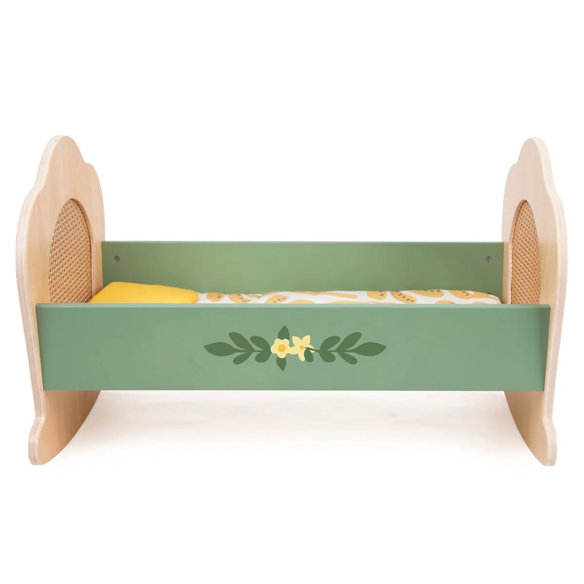 עריסת עץ וינטאג' לבובה פוקסמיינד FoxMind | להיט צעצועים